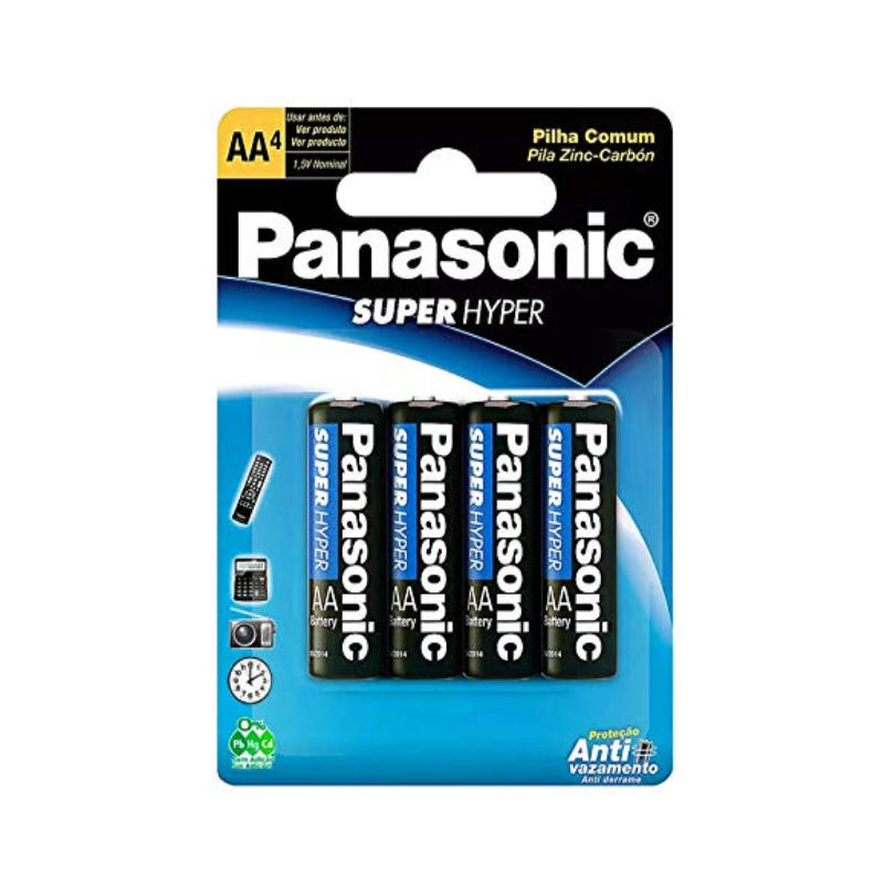 PILHA PANASONIC PEQ TUBO